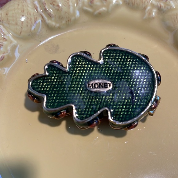 VERY CUTE AND PRETTY MONET LEAF ENAMEL MULTICOLOR - Picture 10 of 11
